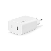  СЗУ TTEC 2SCS27B SmartCharger Duo PD 40W Travel Charger USB-C + USB-C White 
