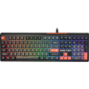  Клавиатура DEFENDER Atomic Force GK-005 45005 черно/серый 