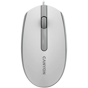  Мышь проводная Canyon M-10 (CNE-CMS10WG) Белый/Серый (White Gray) 