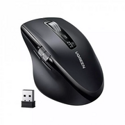  Мышь UGREEN M751 (45792) Ergonomic Contoured-Shape Multi-Mode Wireless Mouse 2.4 GHz&BT Black 