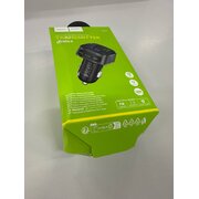  УЦ АЗУ Bluetooth FM-трансмиттер HOCO E67 Fighter QC3.0 car, black (плохая упаковка) 