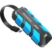  Внешний SSD ADATA SC740 (SC740-2000G-CBU) 2.0Tb (USB3.2 gen 2 type C, 1050/1000Mbs, 122x41x22mm, 40g, защита от падения, встроенный кабель) 