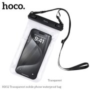  Сумка для телефона водонепроницаемая HOCO HX52 Transparent mobile phone waterproof bag 