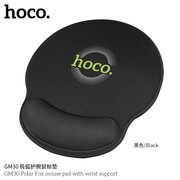  Коврик игровой HOCO GM30 Polar Fox 230х215х20мм, подставка для запястья чёрный 