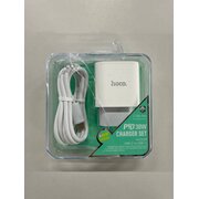  УЦ СЗУ HOCO C76A Pro Majestic single port PD30W charger set Type-C to Type-C белые (плохая упаковка) 