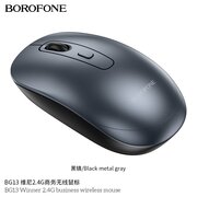  Мышь BOROFONE BG13 Winner 2.4G черно-серый 