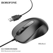  Мышь BOROFONE BG4 черный 