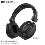  Наушники bluetooth полноразмерные BOROFONE BO33 Melody BT headphones черный 