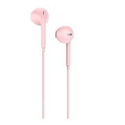  Наушники HOCO M55 Memory sound wire control earphones with mic pink 