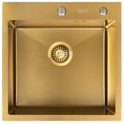  Кухонная мойка Arfeka Eco AR 500х500 Golden PVD Nano 