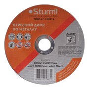  Диск отрезной по металлу Sturm! 9020-07-150x12 армированный 150x1.2x22.23 