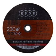  Диск абразивный отрезной EDGE 816010006 230*1,6*22,23 по металлу Россия 