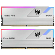  ОЗУ Acer Predator Vesta II RGB (Vesta2-64GB-6000-2R8-V4) (BL.9BWWR.371) 64Gb (2x32) DDR5 6000Mhz CL30 (30-38-38-76) 1.35V Silver 