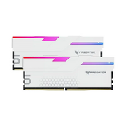  ОЗУ Acer Predator Hermes RGB (Hermes-32GB-6800-1R8-V4) (BL.9BWWR.399) 32Gb (2x16) DDR5 6800Mhz CL32 (32-45-45-108) 1.4V with Fan White 