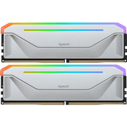  ОЗУ APACER NOX RGB (AH5U32G64C552NWAA-2) DDR5 DIMM 6400-32 2048x8 32GB 1.4V OC Silver w/HS RP-K2 