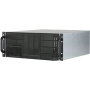 Корпус Procase RE411-D9H3-A-45 4U,9x5.25+3HDD,черный,без БП,глубина 450мм,MB ATX 12"x9,6" 