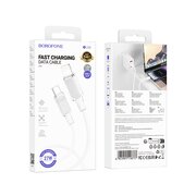  Дата-кабель BOROFONE BU56 Succeed PD iP белый 