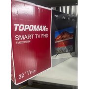  Телевизор TOPOMAX TM32FHSBK черный 1920x1080, Full HD, 60Гц, Wi-Fi, Smart TV, Android TV 14.0 