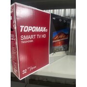  Телевизор TOPOMAX TM32HDSBK черный 1366x768, HD, 60Гц, Wi-Fi, Smart TV, Android TV 