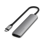  Док-станция Satechi 6-in-1 USB-C Slim Multiport Adapter (ST-P6SM) Серый 