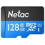  Карта памяти Netac P500 Standard MicroSDXC 128GB NT02P500STN-128G-S U1/C10 up to 80MB/s, retail pack card only 