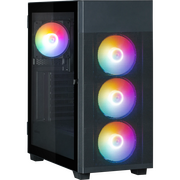  Корпус ZALMAN S5 Neo, ATX, Black, Window, 2xCombo (3.5" or 2.5"), 4x2.5", 1xUSB2.0, 1xUSB3.1, Front 3x120mm FRGB, Rear 1x120mm FRGB 