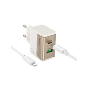  СЗУ HOCO CS71A Star Speed PD20W+QC3.0 (C to iP) белый 