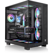  Корпус Thermaltake View 380 XL TG ARGB (CA-11E-00M1WN-00) черный без БП E-ATX 2x120mm 2xUSB3.0 audio bott PSU 