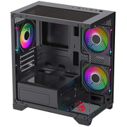  Корпус Bloody BD-CC103F черный без БП mATX 7x120mm 1xUSB2.0 1xUSB3.0 audio bott PSU 