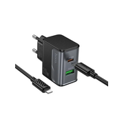  СЗУ HOCO CS71A Star Speed PD20W+QC3.0 (C to iP) черный 