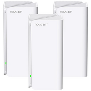  Трехдиапазонная гигабитная Wi-Fi Mesh система Tenda MX21 Pro (3-pack) AXE5700, 2,4/5/6ГГц, до 5665Мбит/с, 3x1Гбит/с 