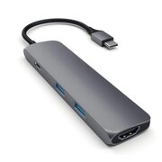  Док-станция Satechi Aluminum Type-C Slim Multi-Port Adapter 4K (ST-CMAM) Серый 