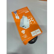  УЦ СЗУ HOCO N69 Nuevo PD20W+QC3.0 C to C белый (плохая упаковка) 