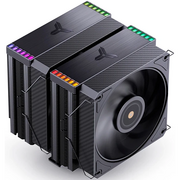  Кулер JONSBO HX6280 Black LGA1851/1700/1200/115X/AM5/AM4 (TDP 280W, PWM, 130mm Black Fan*1, 120mm Black Fan*1, 6 тепловых трубок) 