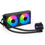  СВО Exegate BlackWater-240V3.PWM.ARGB (EX298224RUS) (3 Pin 5V ADDRESSABLE RGB подсветка, LGA2066/2011/1366/1150/1151) 