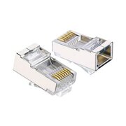  Кабель сетевой UGREEN NW111(50248) Cat 6 FTP RJ45 Modular Plugs 100pcs Transparent 