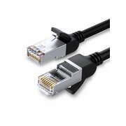  Кабель сетевой UGREEN NW101 (50190) Cat 6 U/UTP Pure Copper Ethernet Round Cable 0.5m Black 