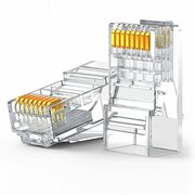  Кабель сетевой UGREEN NW120 (60558) Cat 6 Unshielded RJ45 Modular Plugs 100pcs Transparent 