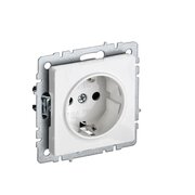  Розетка силовая IEK Brite РС14-1-0-БрБ (BR-R14-16-K01) белый 