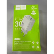  УЦ СЗУ HOCO N71 Nuevo PD30W+QC3.0 белый (плохая упаковка) 