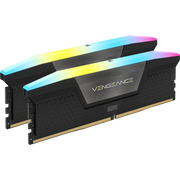  ОЗУ CORSAIR Vengeance RGB Black (CMH64GX5M2B6000C38) 64GB 6000МГц DDR5 CL38 DIMM (Kit of 2x32GB) XMP 3.0 
