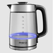  Электрочайник Red Solution G104 черный/серебристый 