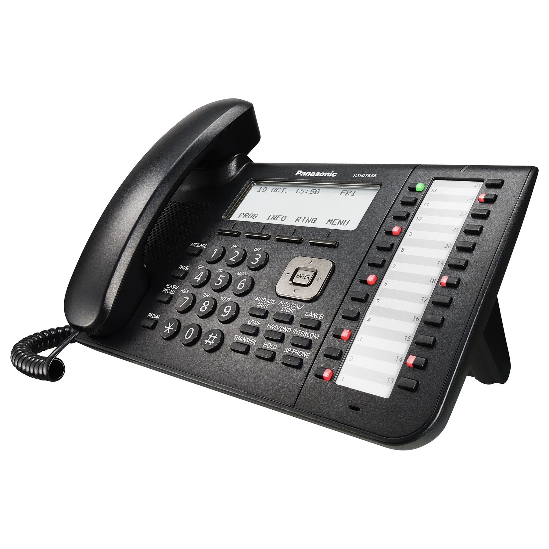 Купить Системный телефон Panasonic KX-DT546RUB черный в Крыму, цены,  отзывы, характеристики | Микролайн
