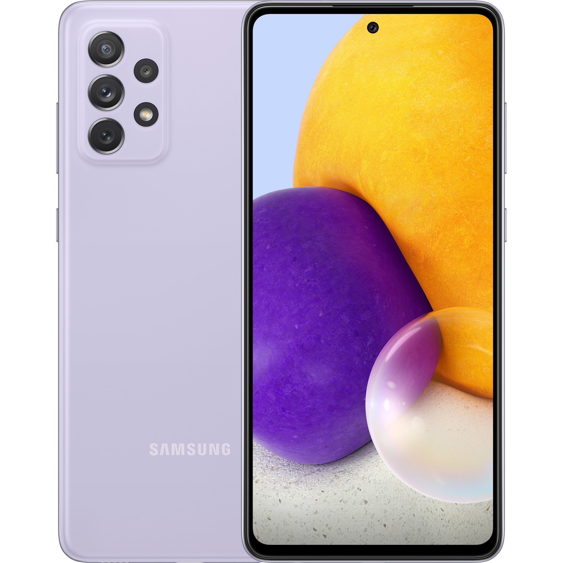 Купить Смартфон Samsung Galaxy A72 2021,256GB, лаванда (SM-A725FLVHSER) в  Крыму, цены, отзывы, характеристики | Микролайн