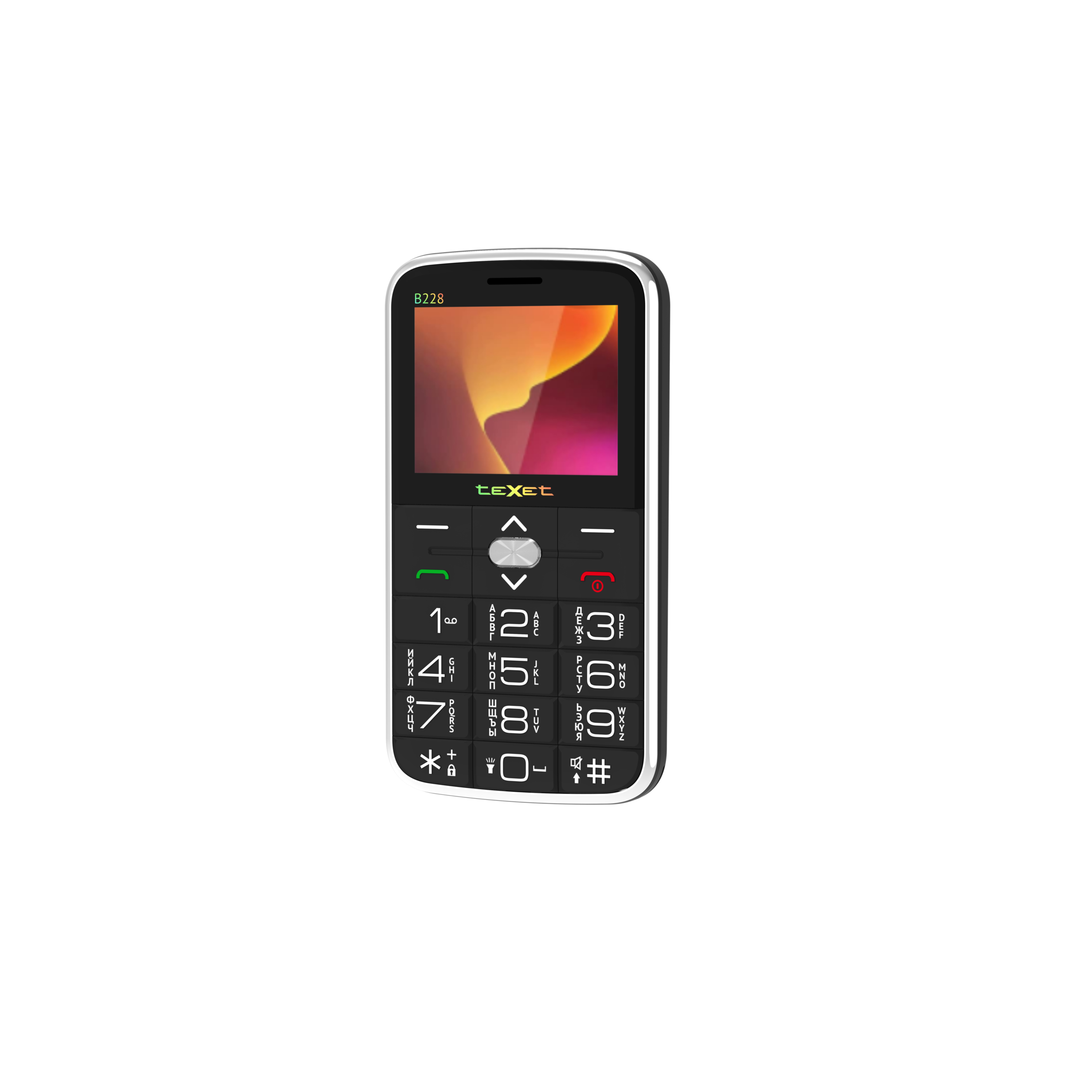 Купить Мобильный телефон teXet TM-B228 черный в Крыму, цены, отзывы,  характеристики | Микролайн