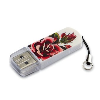  USB-флешка Verbatim Mini Tattoo Edition Rose (49896) 32G USB 2.0 