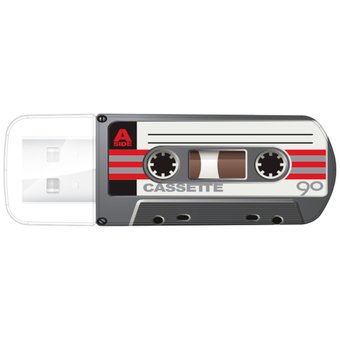  USB-флешка Verbatim Mini Cassette Edition Black (49391) 32G USB 2.0 