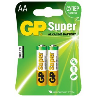  Батарейка GP LR6/2BL Super 