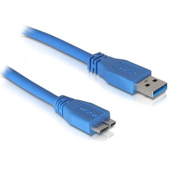  Кабель Atcom micro-USB 3.0 AM to Micro-B blue, 0.8m 