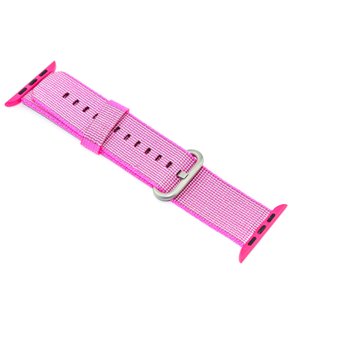  Ремешок на Apple Watch 42mm ткань pink 4 